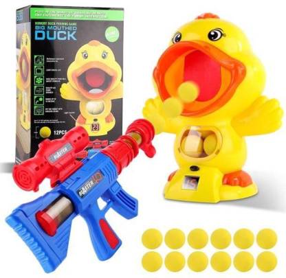 Funny Soft Bullets Gun With Duck