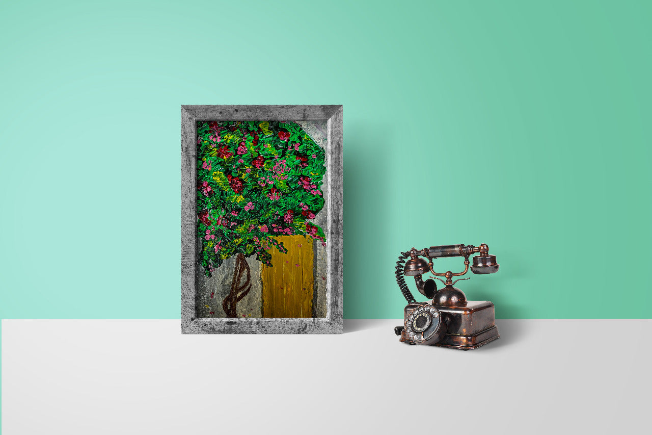 Floral Tree & Door