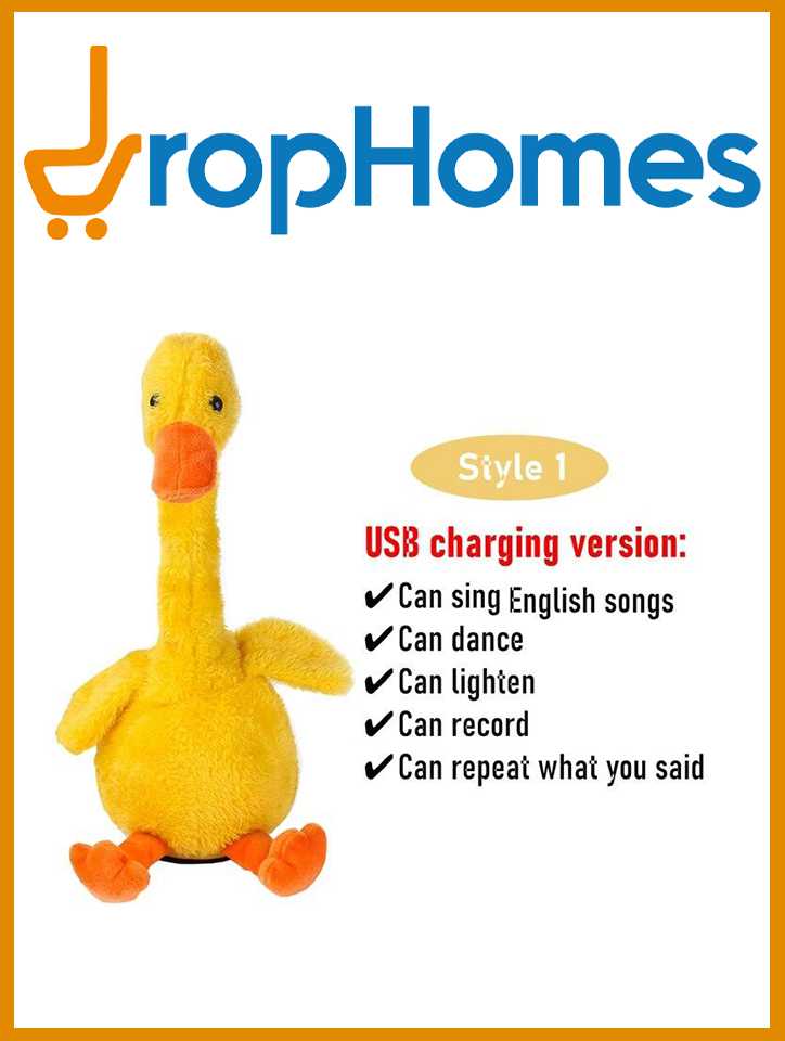 Rechargeable Musical Talking and Dancing Duck