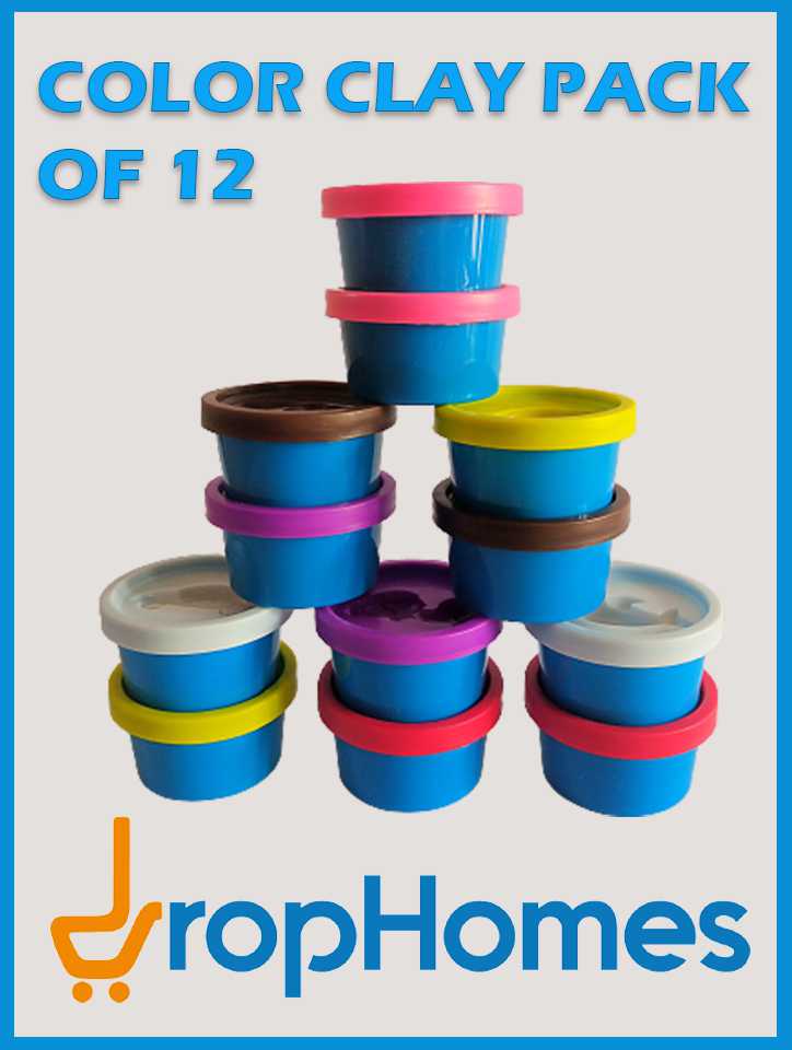 Color Clay Pack of 12