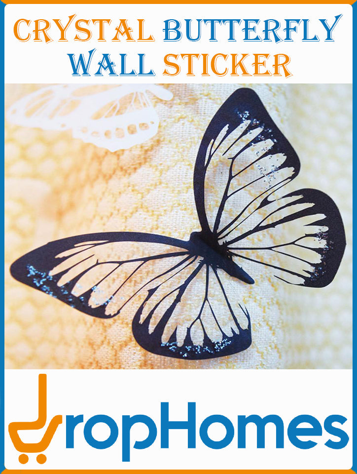 Crystal butterfly Wall Sticker