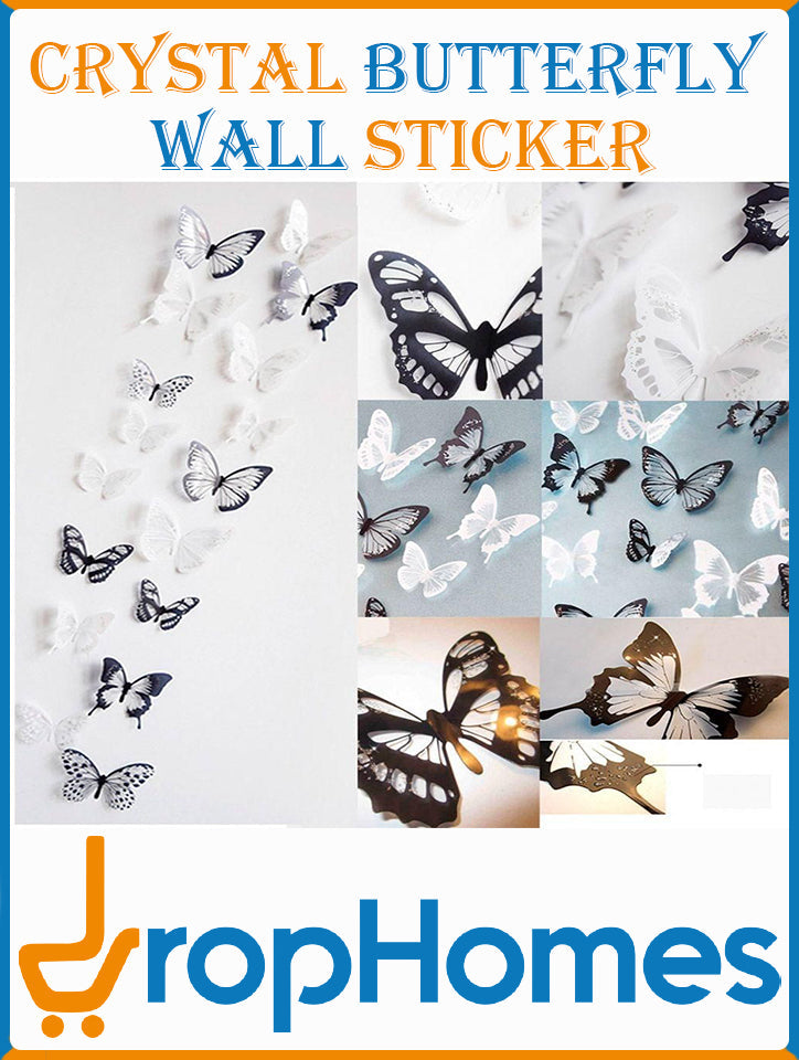 Crystal butterfly Wall Sticker